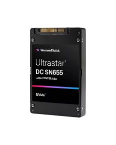 WD 0TS2459 Ultrastar DC SN655 7.68TB PCIe Gen4, NVMe 1.4b U.3 15mm SE SSD