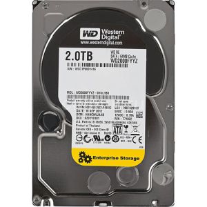 WD RE WD2000FYYZ 2TB 7200 RPM SATA 6Gb/s 64MB Cache 3.5inch Internal HDD