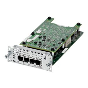 Cisco NIM-4FXO 4 port Network Interface Module- FXO (Universal)