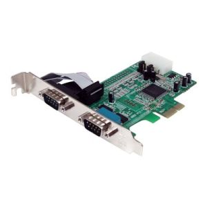 STARTECH PEX2S553 2 PORT NATIVE PCI EXPRESS RS232 SERIAL ADAPTER