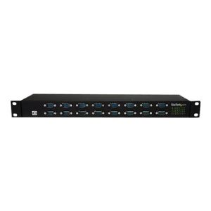 STARTECH ICUSB23216F - 16 PORT RACKMOUNT FTDI USB TO SERIAL COM ADAPTER HUB - RS232 MULTIPLEXER - SERIAL ADAPTER