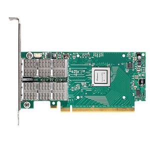 Mellanox MCX456A-FCAT ConnectX-4 VPI Adapter Card, FDR IB (56Gb/s) and 40/56GbE Dual-Port QSFP PCIe3.0 x16 RoHS R6 Ref