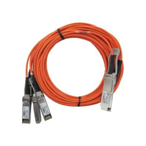 Cisco QSFP-4X10G-AOC5M 40GBase-AOC QSFP to 4 SFP+ Active Optical breakout Cable