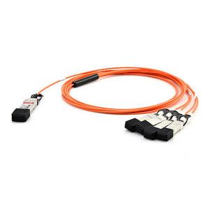 Cisco QSFP-4X10G-AOC1M= 40G BASE 1M Active Optical QSFPto4SFP breakout Cable.