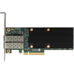 Chelsio T520-CR High Performance Dual Port 10 GbE Unified Wire Adapter PCI Express x8 Optical Fiber