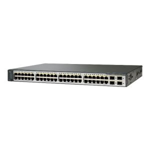 Cisco Catalyst WS-C3750V2-48PS-E Managed Switch 48 PoE Ports Ref