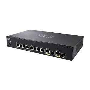 Cisco SG350-10MP-K9 Managed L3 Switch 8 PoE+ Ethernet Ports