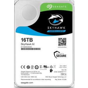 Seagate ST16000VE000 Skyhawk AI 16TB 7.2k SATA-6Gbps 512e 3.5inch HDD