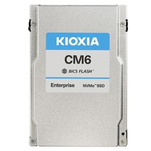 Kioxia KCM6XVUL6T40 6.4Tb PCIe 4.0 NVMe 1.4 2.5-inch U.2 15mm Mixed Use TLC SIE SSD