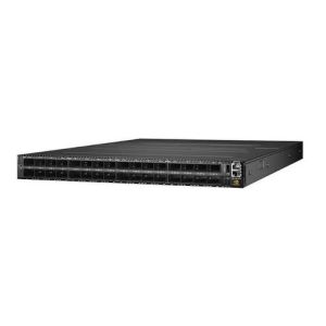 MELLANOX MQM9700-NS2F NVIDIA Quantum-2 QM9700 1U InfiniBand switch 64 ports 400Gb/s NDR/32 OSFP ports Smart rack-mountable Managed power-to-connector (P2C) airflow (forward)
