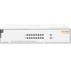 HPE R8R46A#ABA Aruba Instant On 1430 8G Class4 PoE 64W Switch 8 Ports