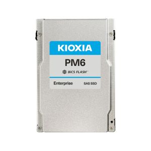 KIOXIA SDFUS84DAB02T 3.84Tb Read Intensive SAS 12Gbps 512e 2.5in PM6 R Series SSD