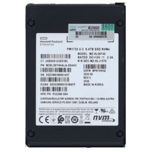 SAMSUNG MZ-XL56T40 6.4TB NVMe MU Sff U.3 Ssd