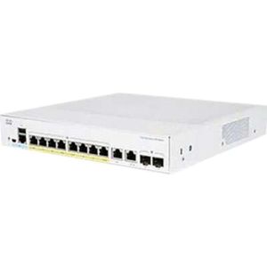 Cisco CBS350-8P-E-2G Managed Switch 8-Port GE, PoE, Extended PS, 2x1G Combo Ref
