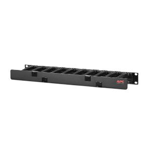 APC Horizontal Cable Manager Single-Sided with Cover - rack cable management kit (horizontal) - 1U