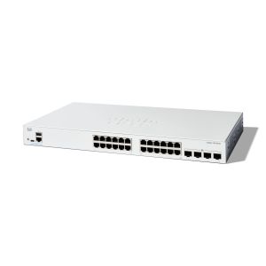 Cisco Catalyst 1300-24T-4X Managed Switch, 24 Port GE, 4x10GE SFP+, Limited Lifetime Protection