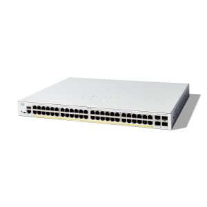 Cisco Catalyst 1300-48FP-4G Managed Switch, 48 Port GE, Full PoE, 4x1GE SFP, Limited Lifetime Protection (C1300-48FP-4G)