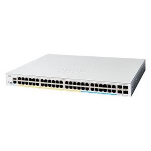 Cisco Catalyst 1300-48P-4X Managed Switch, 48 Port GE, PoE, 4x10GE SFP+, Limited Lifetime Protection (C1300-48P-4X)