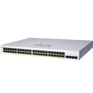 Cisco (CBS220-24P-4X), Managed L2 Gigabit Ethernet (10/100/1000) Power over Ethernet (PoE) White