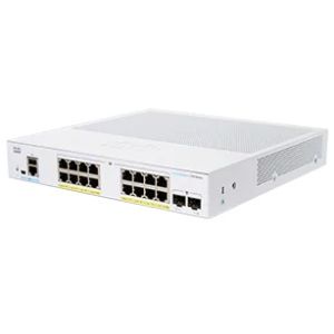 Cisco (CBS250-16P-2G), CBS250-16P-2G network switch Managed L2/L3 Gigabit Ethernet (10/100/1000) Silver