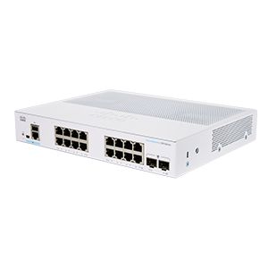 Cisco (CBS350-16T-2G), CBS350 Managed L3 Gigabit Ethernet (10/100/1000) 1U Grey